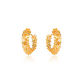 Skycraper Bold 18K Gold Plated Hoops