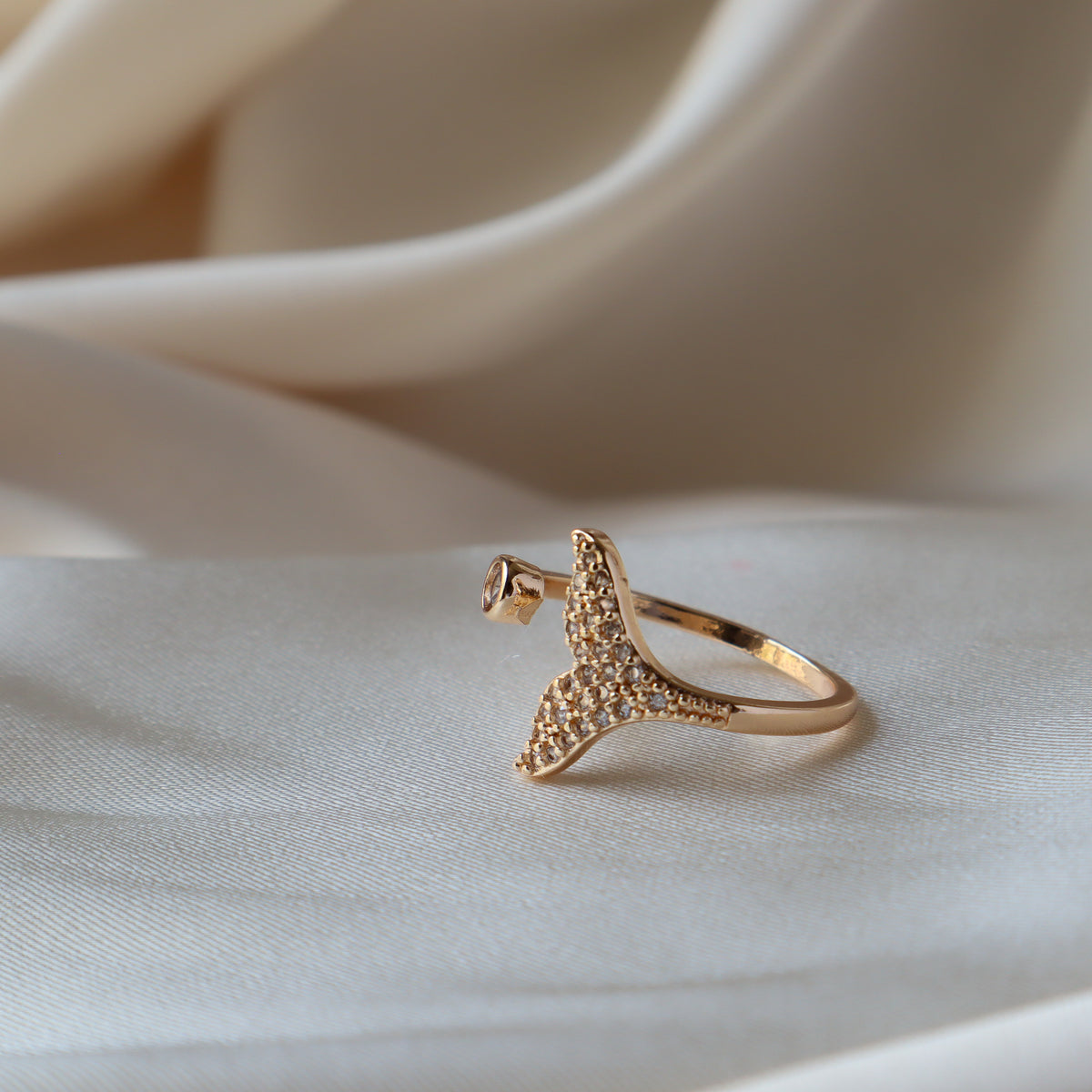 Mermaid Tail 18K Gold Plated Ring