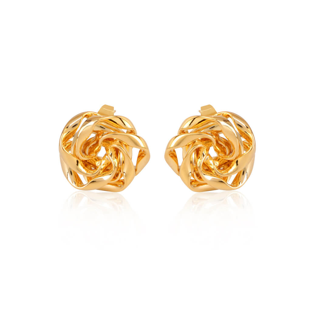 Rose 18K Gold Plated Earrings