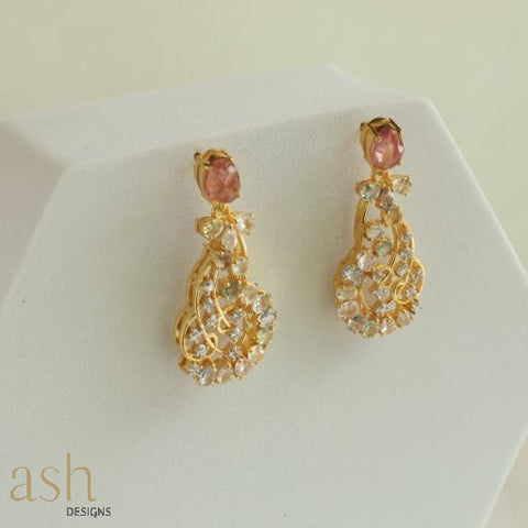 Lebanon Tourmaline Sapphire Earrings