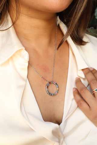 Meredith Circle Necklace