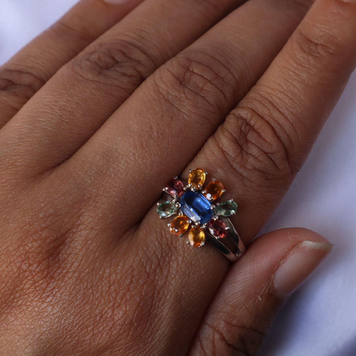 Ceylon Multi Sapphire Ring