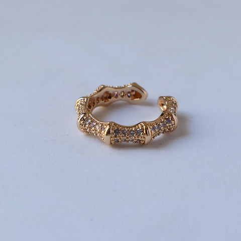 Paige Pave 18K Gold Plated & Silver Plated Ring