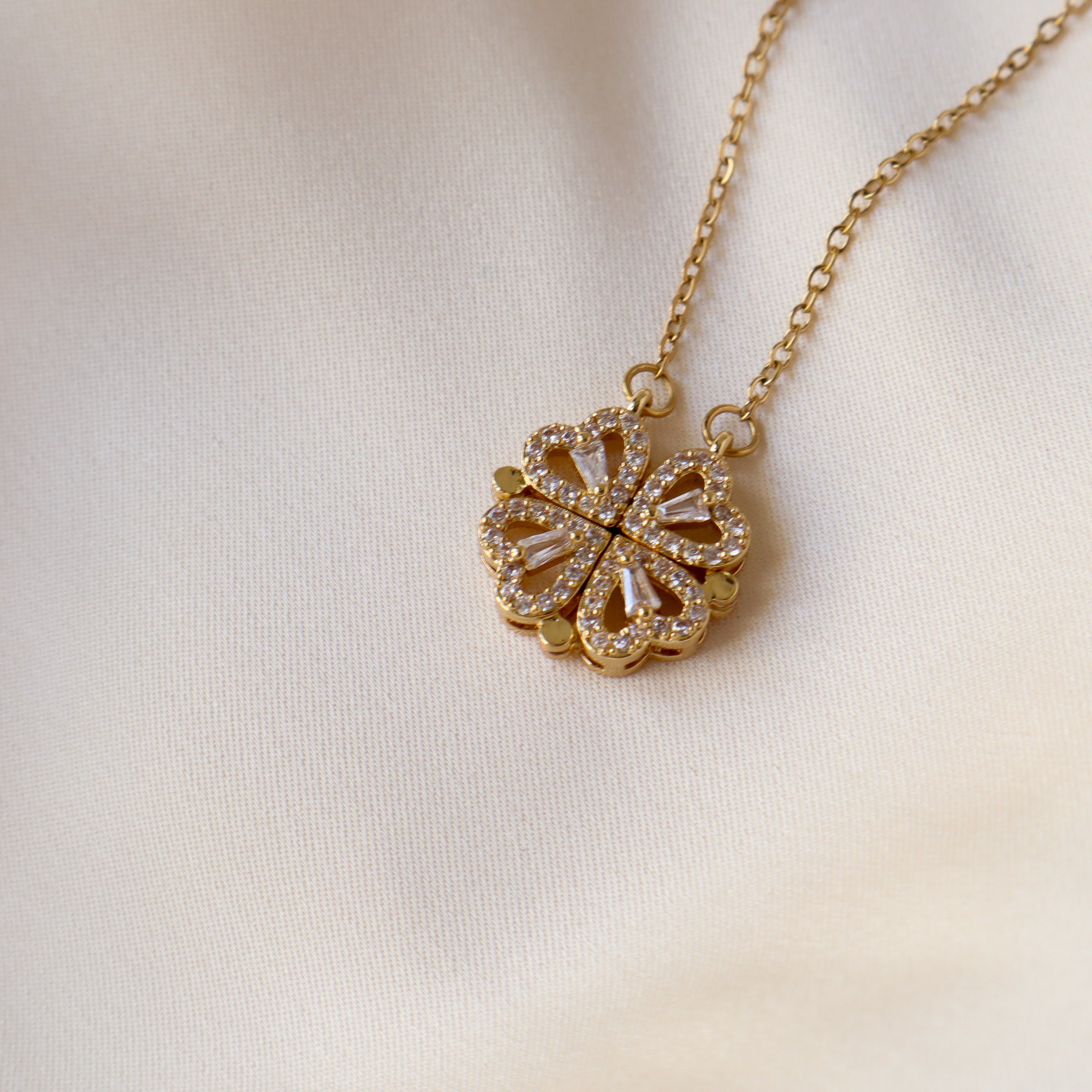 Clover 18K Gold Plated Necklace