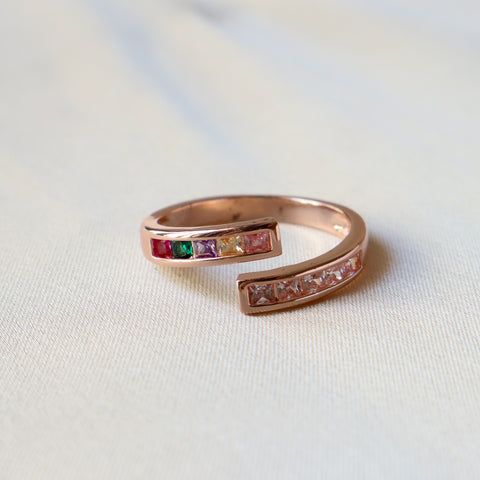 Kendall 18K Plated Rose Gold Ring