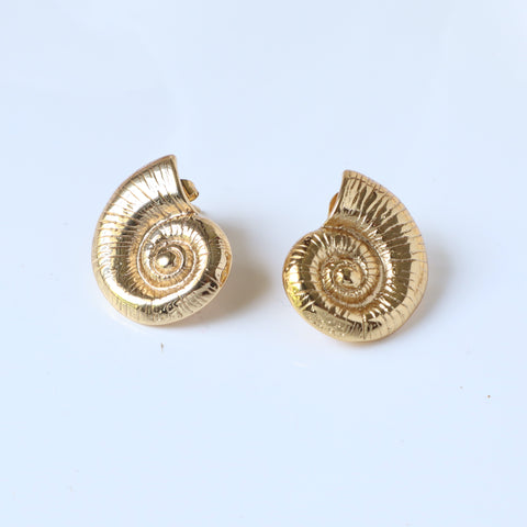 Conch 18K Gold Plated Earrings