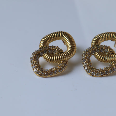 Interlinked 18K Gold Plated Earrings