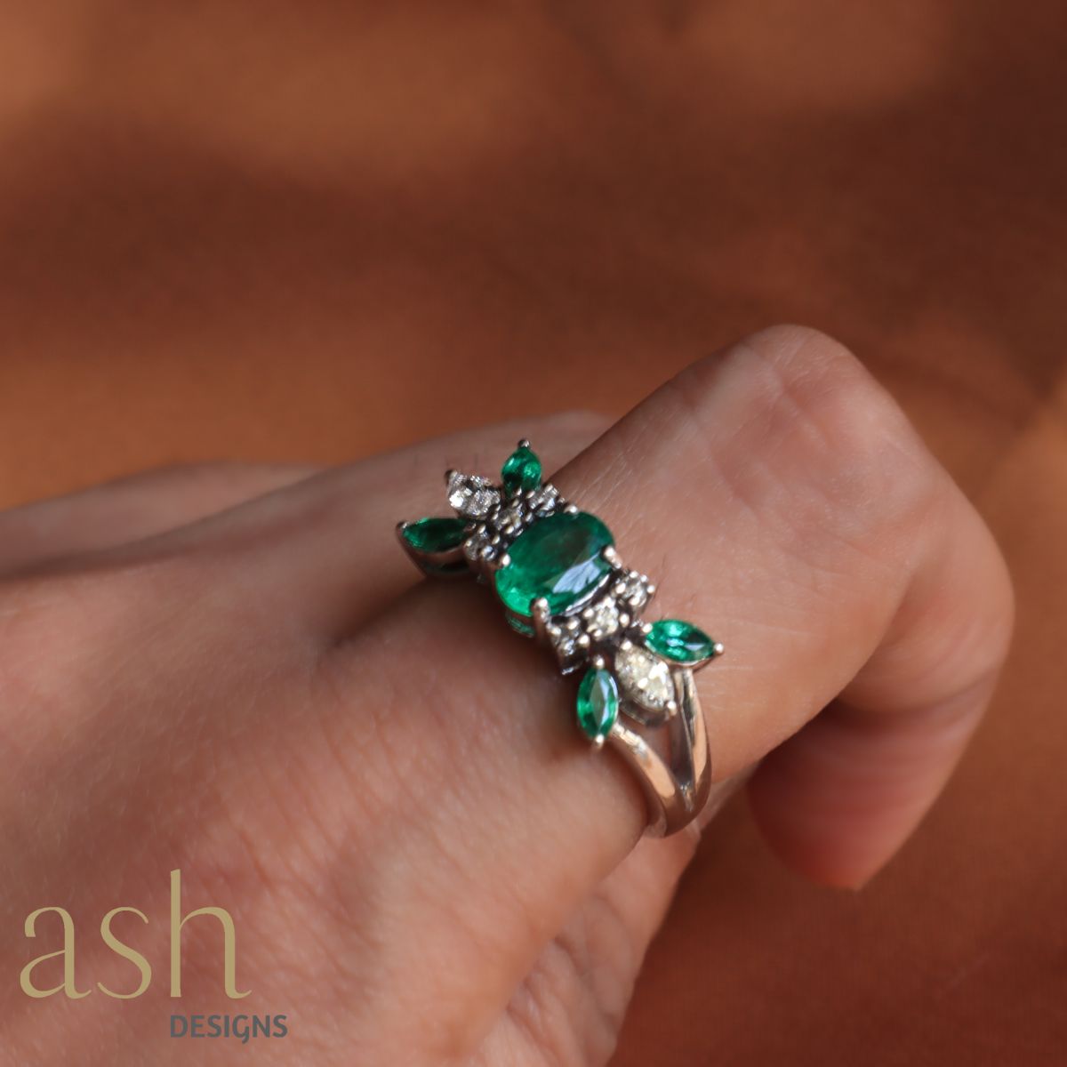 Gabriella Emerald Ring