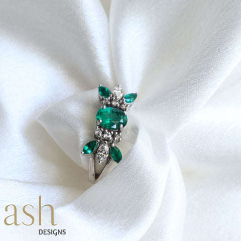 Gabriella Emerald Ring