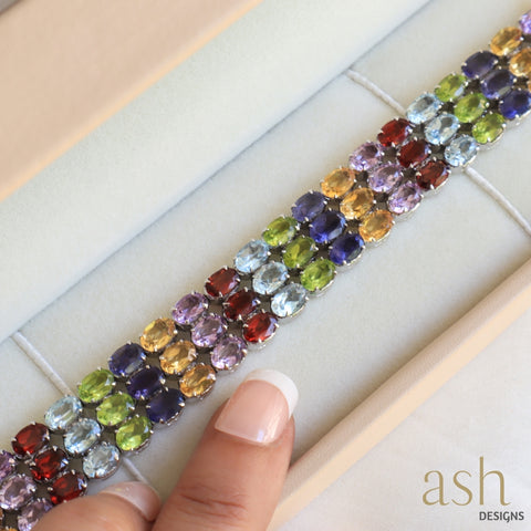 Kaleidoscope Multi Stone Bracelet