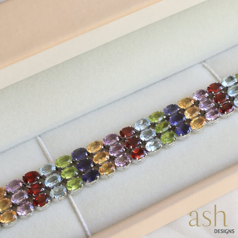 Kaleidoscope Multi Stone Bracelet