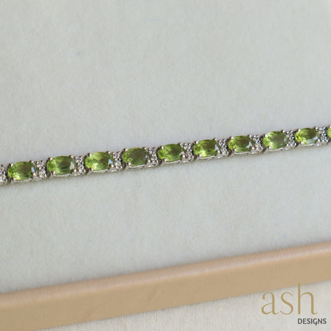 Mava Peridot Bracelet